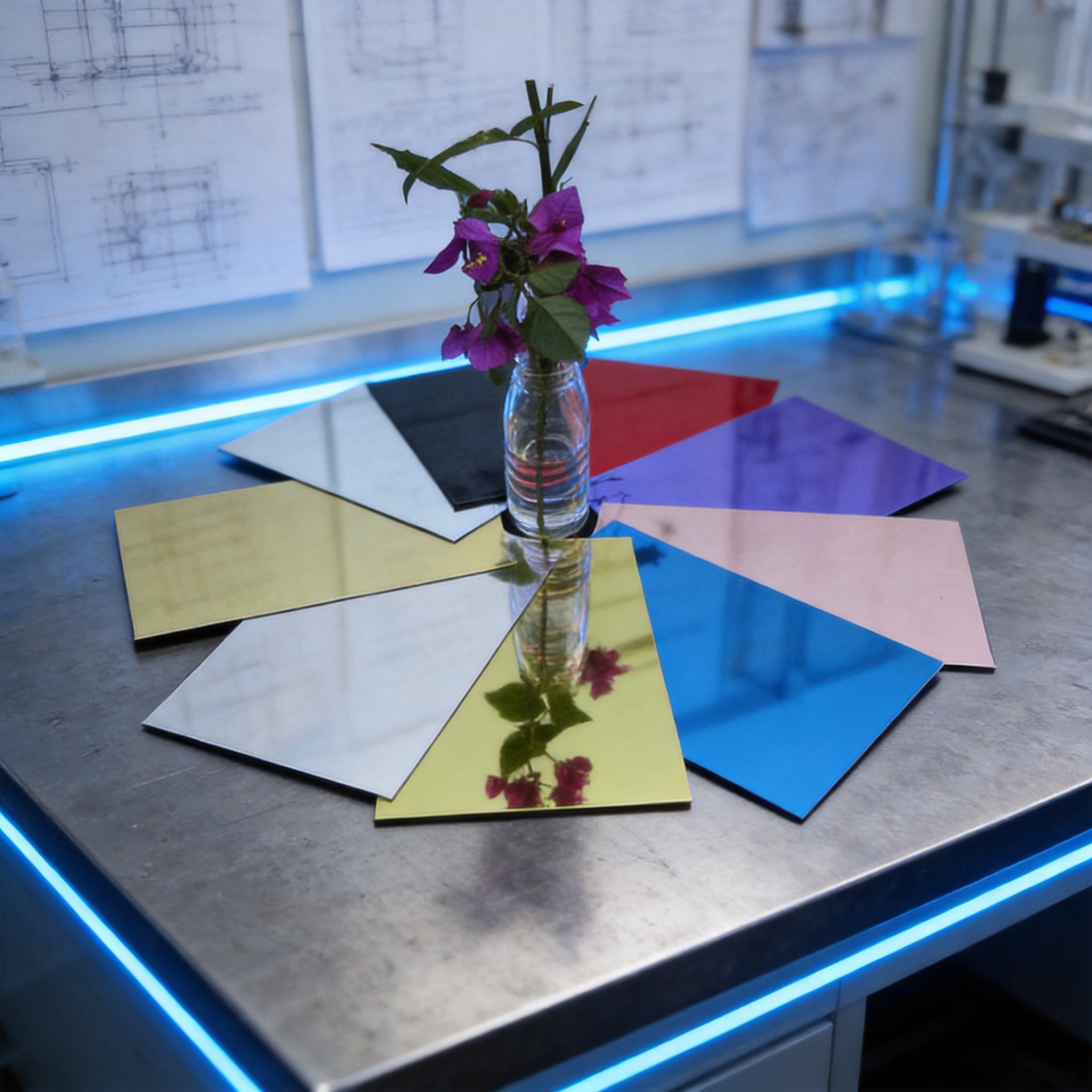 Laser Cut Aluminum Panel